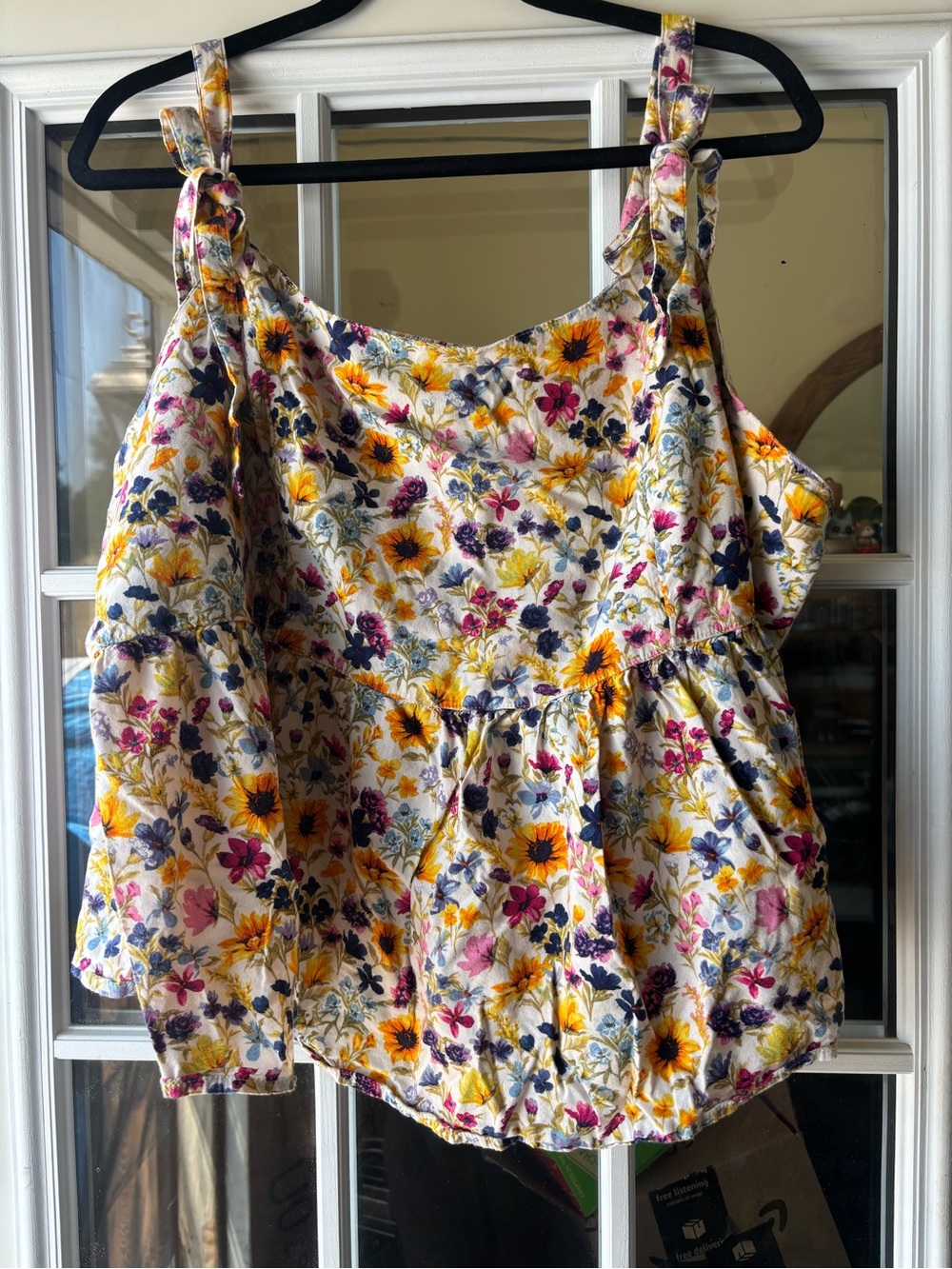 Old Navy Floral Tie-Shoulder Camisole